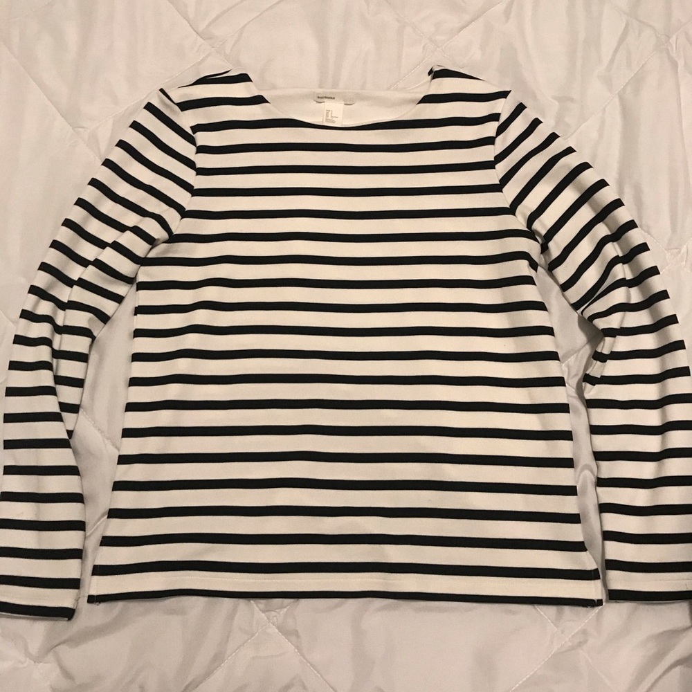 H&M basic strip long sleeve